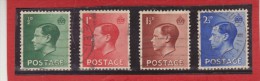 1936 - EDOUARD VIII   Mi No 193/196 Et Yv No 205a/209  Serie Complete - Usati