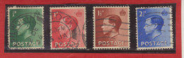 1936 - EDOUARD VIII   Mi No 193/196 Et Yv No 205a/209  Serie Complete - Oblitérés