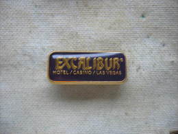 Pin´s De La Sté EXCALIBUR, Hotel, Casino,Las Vegas - Jeux