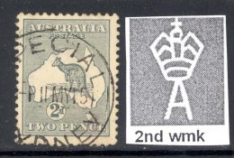 AUSTRALIA, 1915 2d 2nd Wmk, Fine Appearance, Slightly Short Perf At Bottom - Gebraucht