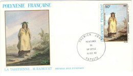 Polinesia Francese - French Polynesia - 1982 - La Tahitienne, M.RADIGUET - Peintures - FDC - FDC