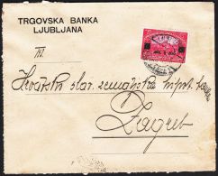 Yugoslavia 1924, Cover Ljubljana To Zagreb W./postmark Ljubljana - Storia Postale