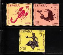 SAHARA - AÑO / ANNE / YEAR 1968 - EDIFIL Nº 265/67 ** MNH - PRO INFANCIA - SIGNOS DEL ZODIACO - Sahara Espagnol