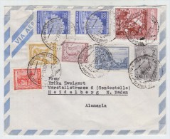 Argentina/Germany AIRMAIL COVER 1961 PUMA HORSE LAMA - Aéreo