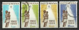 BOTSWAN 1969 - CHRISTMAS - CPL. SET  - OBLITERE USED GESTEMPELT USADO - Botswana (1966-...)