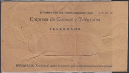 TELEG-14 CUBA. TELEGRAFO DE ESTADO. TELEGRAPH. SOBRE DE TELEGRAMA. TELEGRAM. CIRCA 1980. TIPO XIII. - Telegraafzegels