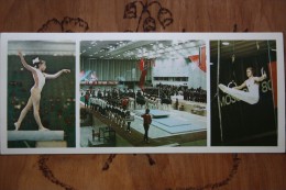 Old Postcard - GYMNASTICS   - USSR OLIMPIC CHAMPIONS  -  1979 - Gymnastics