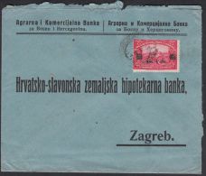 Yugoslavia 1924, Cover Sarajevo To Zagreb W./postmark Sarajevo - Storia Postale