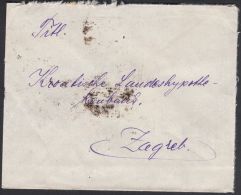 Yugoslavia 1924, Cover Subotica To Zagreb W./postmark Subotica - Lettres & Documents