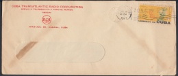 TELEG-36 CUBA TRANSATLANTIC RADIO Co. RADIOTELEGRAMA. TELEGRAPH. TELEGRAM. 1963. TIPO XXIII. BANDELETA: ZONA POSTAL. - Télégraphes