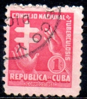 1953 Obligatory Tax. Anti-T.B - 1c Hands & Cross  FU - Beneficenza