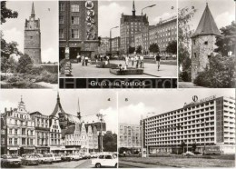 Interhotel Warnow - An Der Stadtmauer - Lange Strasse - Kröpeliner Tor - Cars - Rostock - Germany - DDR - Unused - Rostock