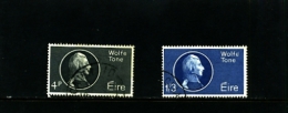 IRELAND/EIRE - 1964  WOLFE  TONE   SET  FINE USED - Oblitérés
