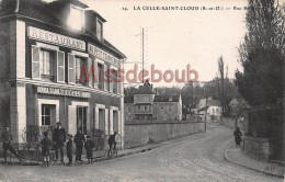 78 - LA CELLE SAINT CLOUD - Restaurant Au Petit Tourne Broche - écrite 1916   - 2 Scans - La Celle Saint Cloud