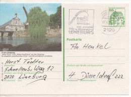 Nr. 3468, Ganzsache Deutsche Bundespost,  Lüneburg - Cartoline Illustrate - Usati