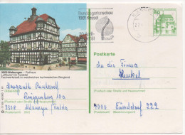 Nr. 3472, Ganzsache Deutsche Bundespost,  Melsungen - Cartes Postales Illustrées - Oblitérées