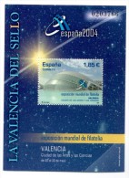 Hojita  Sello EXPOSICION MUNDIAL DE FILATELIA - VALENCIA - Feuillets Souvenir