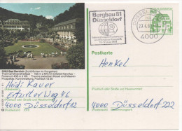 Nr. 3477, Ganzsache Deutsche Bundespost,  Bad Bertrich - Cartes Postales Illustrées - Oblitérées