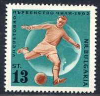 BULGARIE 1962 - ** - YT 1138 - Coupe Monde Chili - Football Soccer 3-12 - 1962 – Chile