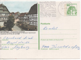 Nr. 3489, Ganzsache Deutsche Bundespost,  Wolfhagen - Cartes Postales Illustrées - Oblitérées