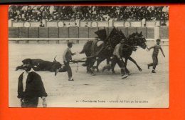 Corrida De Toros - Arrastre Del Toro Par Las Milillas - Corridas