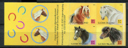 (cl 21 - P49) Finlande ** Carnet N° 1717 (ref. Michel Au Dos)- Chevaux : Poneys - - Blocks & Sheetlets