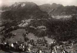 38 En Avion Au Dessus De ST PIERRE D'ENTREMONT Alt 640m Vue Generale Et Le Grand Som 2033m - Saint-Pierre-d'Entremont