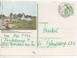 Nr. 3500, Ganzsache Deutsche Bundespost,  Bederkesa - Cartoline Illustrate - Usati