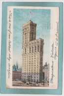 NEW  YORK  -  TIMES BUILDING  -  1907  -   CARTE  PRECURSEUR  - - Autres Monuments, édifices