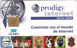 Mexico, P315, Prodigy Internet (Logo Gris), 2 Scans. - Mexico