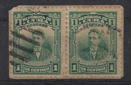 Cuba  1910  Bartolome Maso  1c  (o) Pair On Piece - Used Stamps