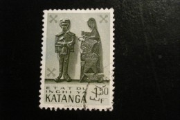 Katanga - Année 1961 - Arts Katangais 1,50 F - COB 55 - Oblitéré - Used - Katanga