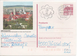 Nr. 3506, Ganzsache Deutsche Bundespost,  Donauwörth - Cartes Postales Illustrées - Oblitérées