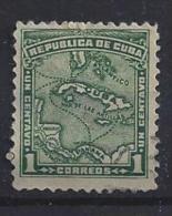 Cuba  1914  Map Of West Indies  1c  (o) - Gebruikt