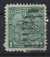 Cuba  1914  Map Of West Indies  1c  (o) - Used Stamps