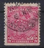 Cuba  1914  Map Of West Indies  2c  (o)  Imperf Bottom - Used Stamps