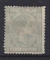 Spain (Cuba)  1876  (*) MH  25c - Kuba (1874-1898)