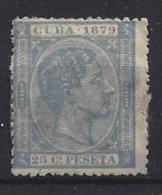 Spain (Cuba)  1879  (*) MH  25c - Cuba (1874-1898)