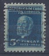 Cuba  1934  C.J.Finlay  (o) 5c - Oblitérés