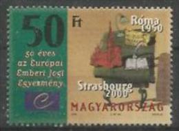 U 2000-4637 50A°HUMANRIGHT IN EU, HUNGARY, 1 X 1v, MNH - Unused Stamps