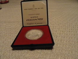 1989 Medaglia Le Città Di ITALIA 90 Campionati Mondiali Calcio In Cofanetto NAPOLI - Sonstige & Ohne Zuordnung