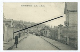CPA -  Montataire - La Rue Des Ecoles - Montataire