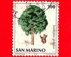 SAN MARINO - 1979 - Usato - Natura Da Salvare - 100 L. • Eucalipto - Usados