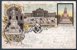 0114  Alte Litho Ansichtkarte - Gruß Aus Wien 1899 - Rosenblatt - Vienna Center