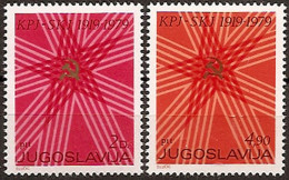 YUGOSLAVIA 1979 60th Anniversary Of Yugoslav Communist Party And League For Communist Youth MNH - Neufs