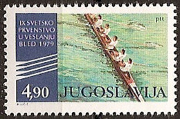 YUGOSLAVIA 1979 World Rowing Championships Bled Slovenia MNH - Neufs