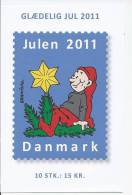 Vignettes De Noël Du Danemark 2011 Carnet De 10 - Abarten Und Kuriositäten