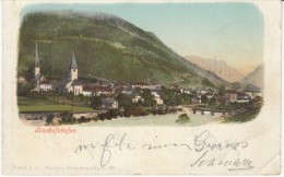 Bischofshofen Austria, Bahnhof Postmark, View Of Town, C1890s/1900s Vintage Postcard - Bischofshofen