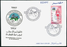 Egypt First Day Cover 1997 International Congress Of ORTHOPAEDICS 20 P Stamp On FDC - Cartas & Documentos