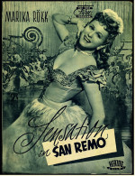 Das Neue Film-Programm Von Ca. 1951  -  "Sensation In San Remo"  -  Mit Marika Rökk , Peter Pasetti - Magazines